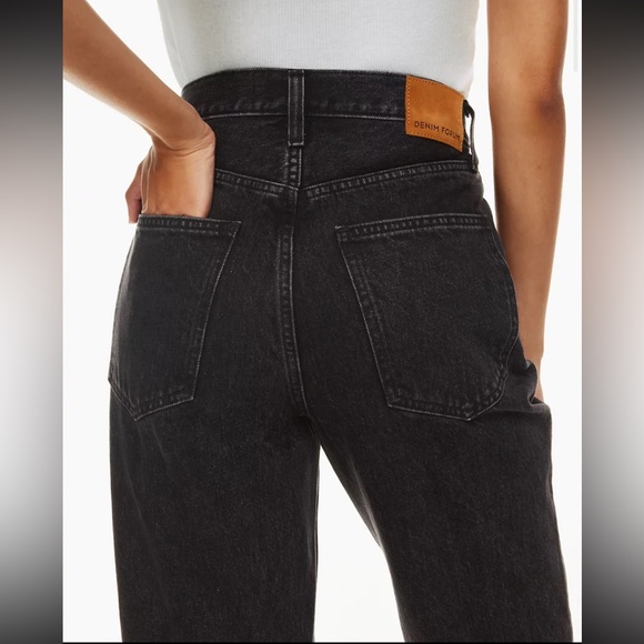 Denim Forum The '90s Boyfriend High Rise Tapered 30L size 27 - Picture 2 of 15